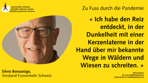 « Ich habe den Reiz entdeckt, in der Dunkelheit mit einer Kerzenlaterne in der Hand über mir bekannte Wege in Wäldern und Wiesen zu schreiten. »