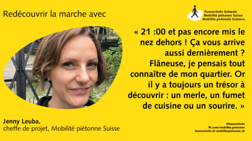 « 21 :00 et pas encore mis le nez dehors ! Ça vous arrive aussi dernièrement ? Flâneuse, je pensais tout connaître de mon quartier. Or il y a toujours un trésor à découvrir : un merle, un fumet de cuisine ou un sourire. »