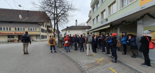 Der Walkshop auf dem Dästerplatz